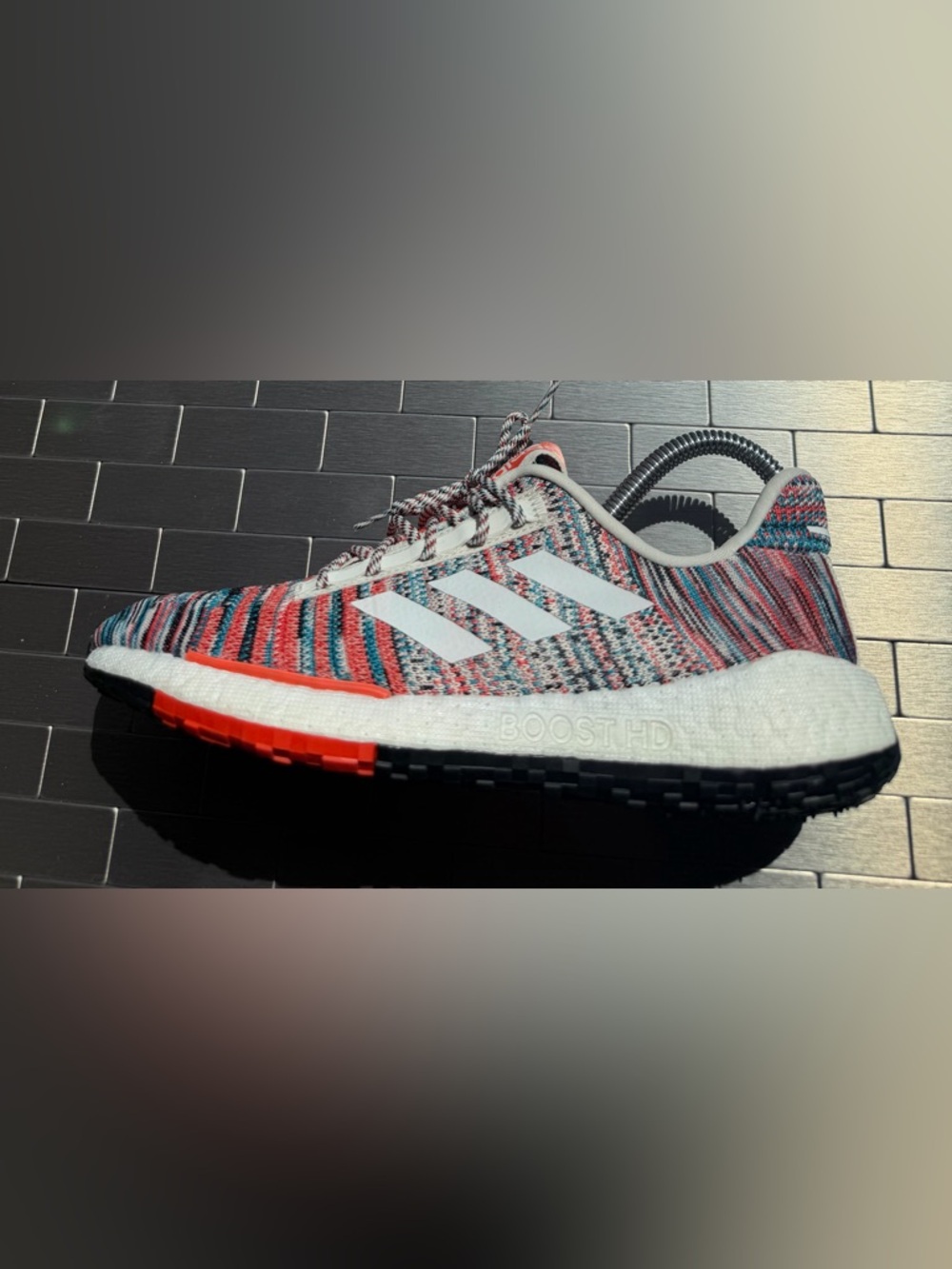 EF7541 | Men’s 5.5 adidas Missoni x PulseBoost HD 'Active Orange' Sneakers 2019
